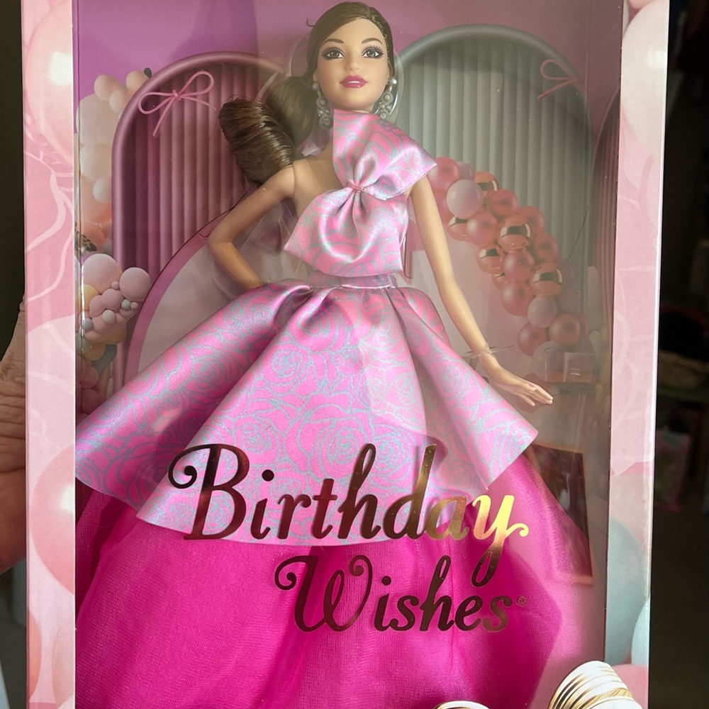 Birthday Wishes Pink Barbie Party Doll NIB! - Picture 6 of 7